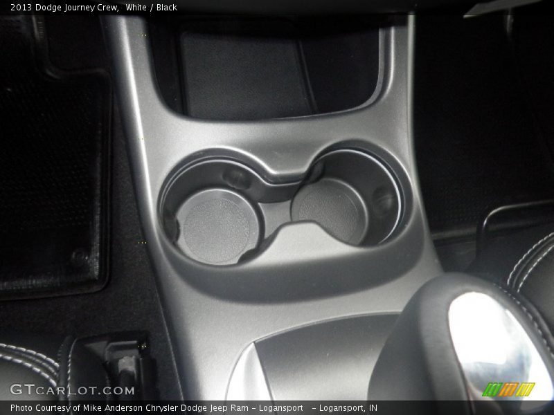 White / Black 2013 Dodge Journey Crew