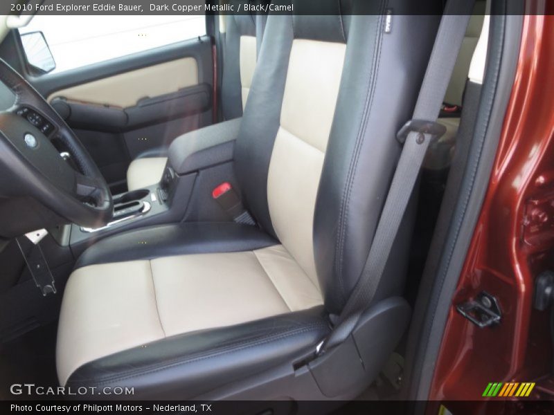 Dark Copper Metallic / Black/Camel 2010 Ford Explorer Eddie Bauer