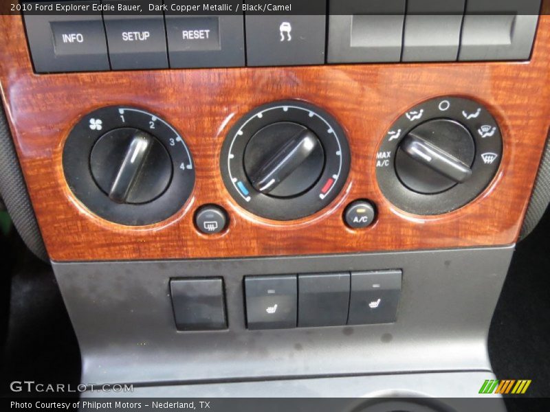 Dark Copper Metallic / Black/Camel 2010 Ford Explorer Eddie Bauer