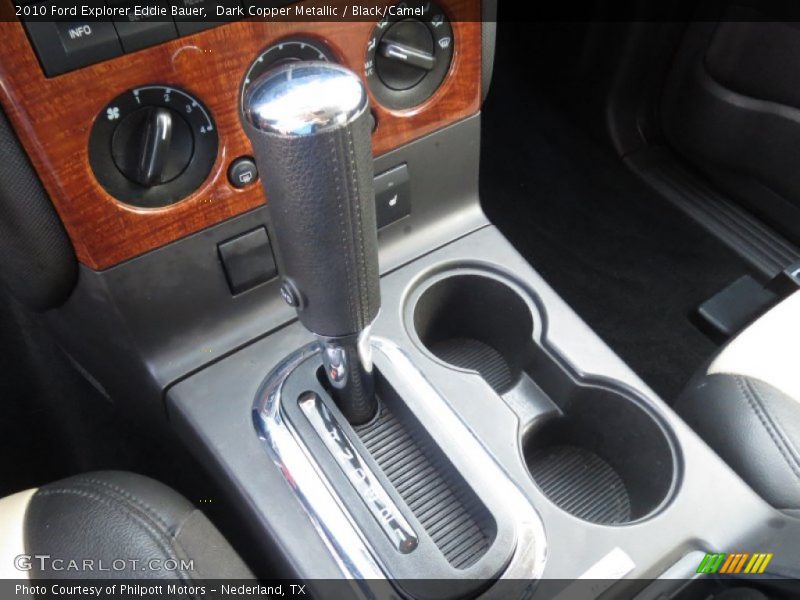 Dark Copper Metallic / Black/Camel 2010 Ford Explorer Eddie Bauer