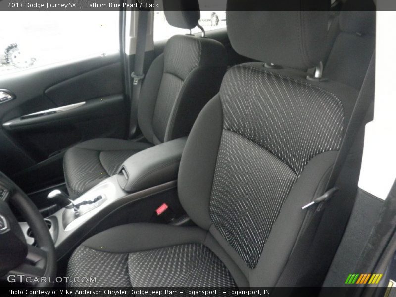 Fathom Blue Pearl / Black 2013 Dodge Journey SXT