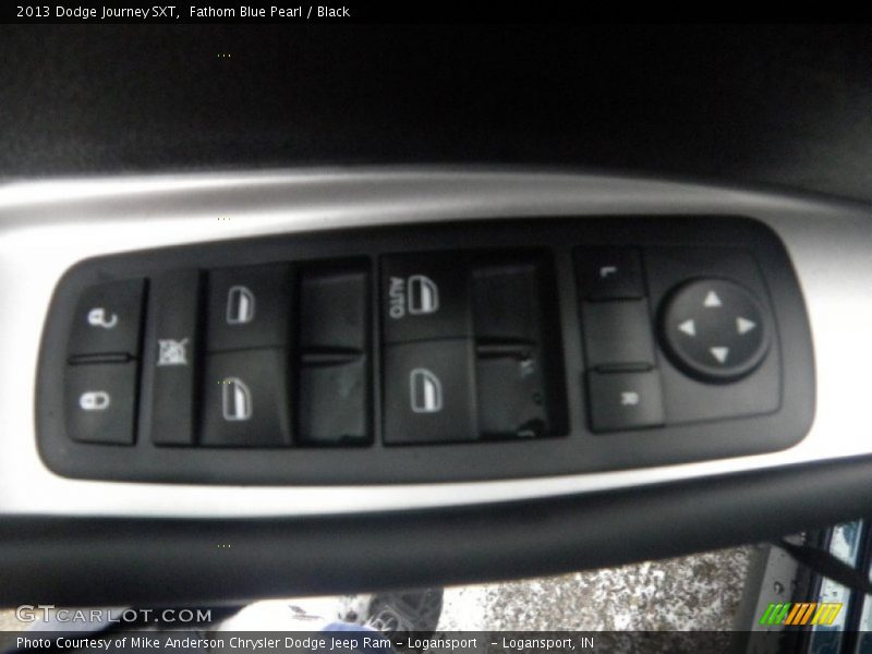 Fathom Blue Pearl / Black 2013 Dodge Journey SXT