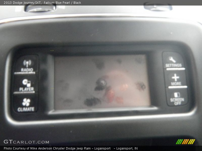 Fathom Blue Pearl / Black 2013 Dodge Journey SXT