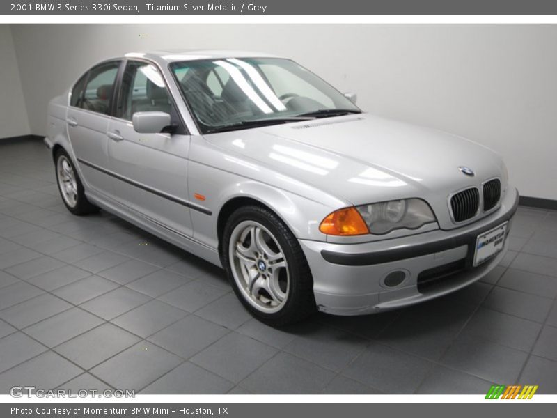 Titanium Silver Metallic / Grey 2001 BMW 3 Series 330i Sedan