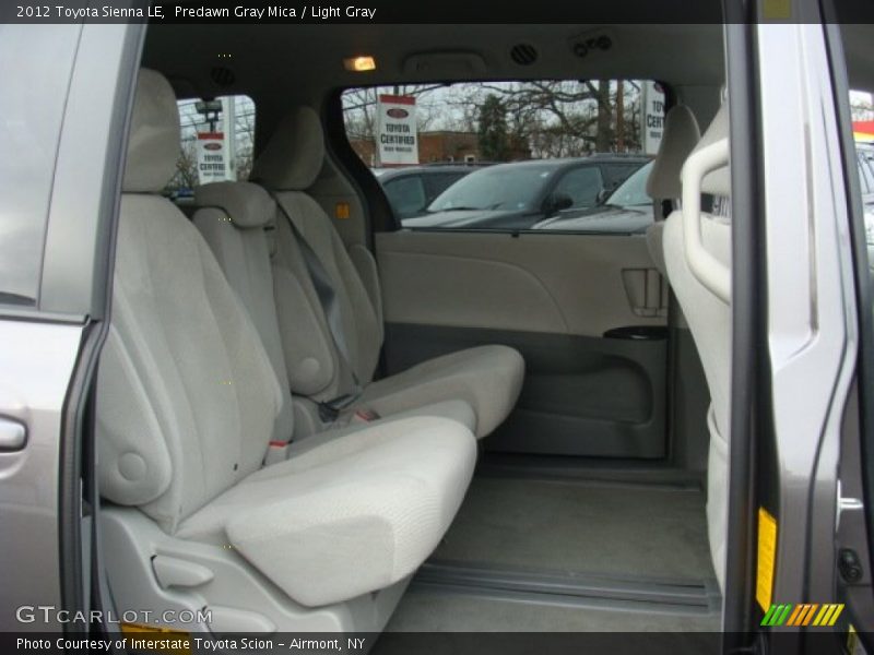 Predawn Gray Mica / Light Gray 2012 Toyota Sienna LE