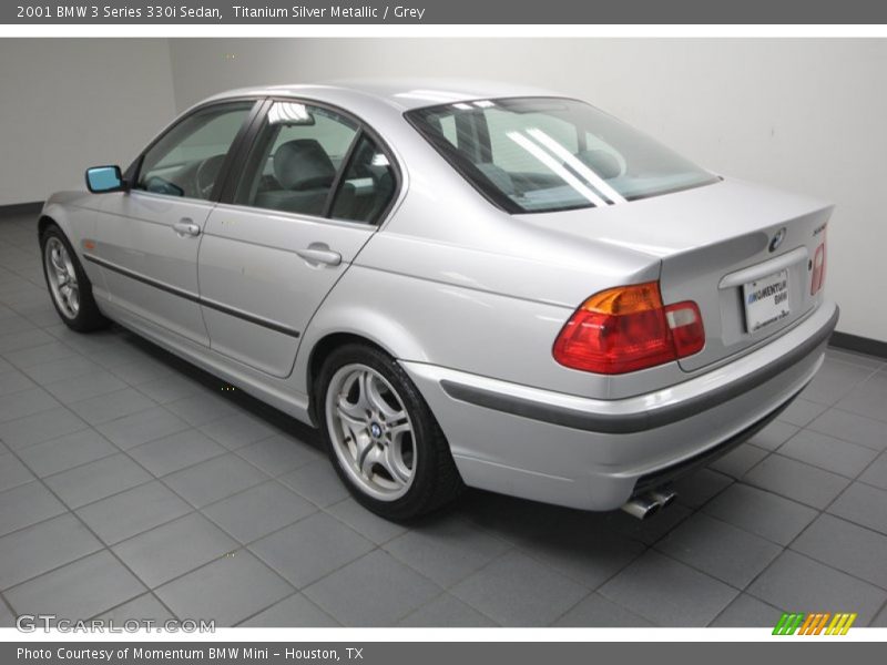 Titanium Silver Metallic / Grey 2001 BMW 3 Series 330i Sedan