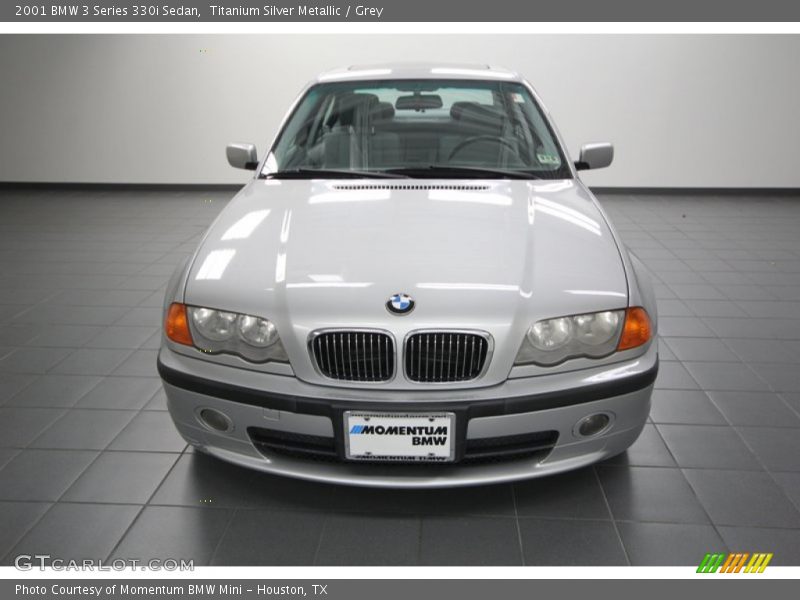 Titanium Silver Metallic / Grey 2001 BMW 3 Series 330i Sedan