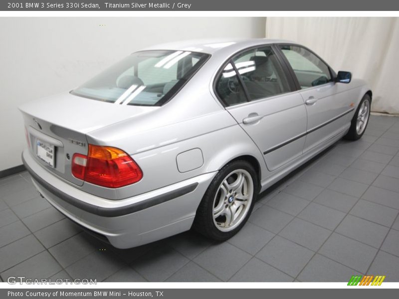Titanium Silver Metallic / Grey 2001 BMW 3 Series 330i Sedan