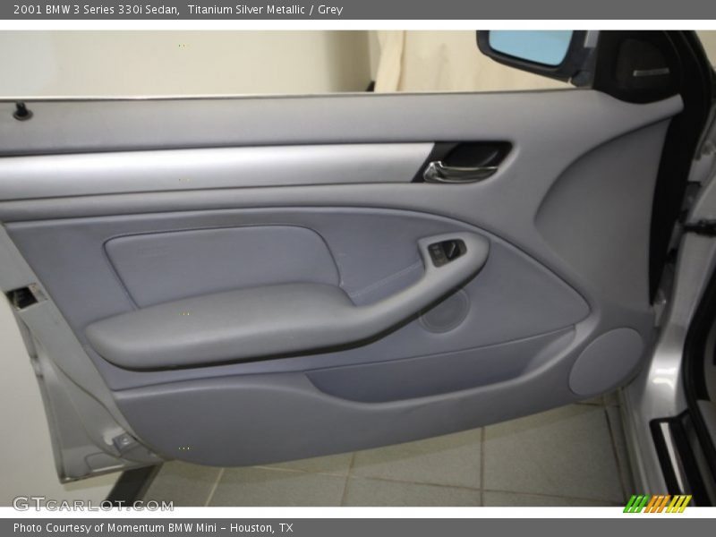 Titanium Silver Metallic / Grey 2001 BMW 3 Series 330i Sedan