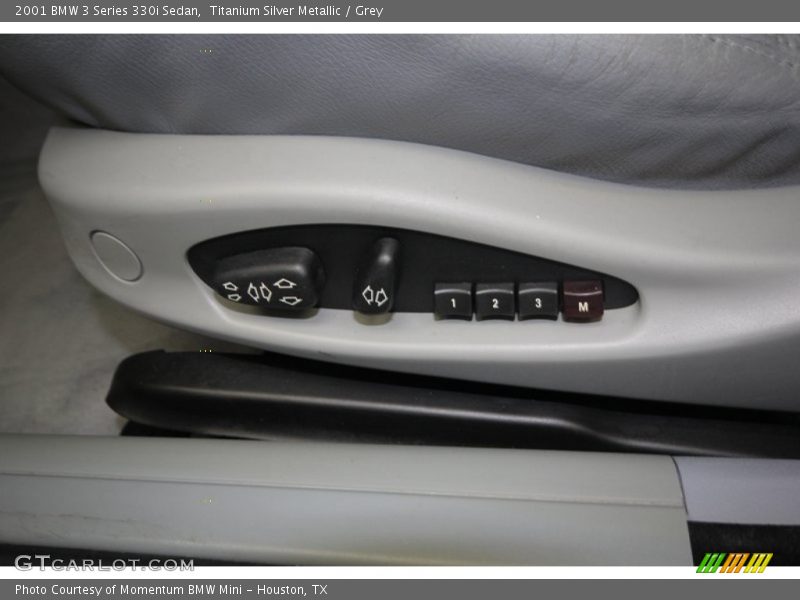 Titanium Silver Metallic / Grey 2001 BMW 3 Series 330i Sedan