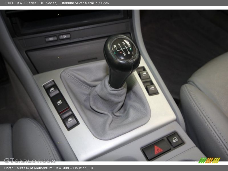 Titanium Silver Metallic / Grey 2001 BMW 3 Series 330i Sedan