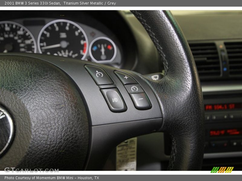 Titanium Silver Metallic / Grey 2001 BMW 3 Series 330i Sedan