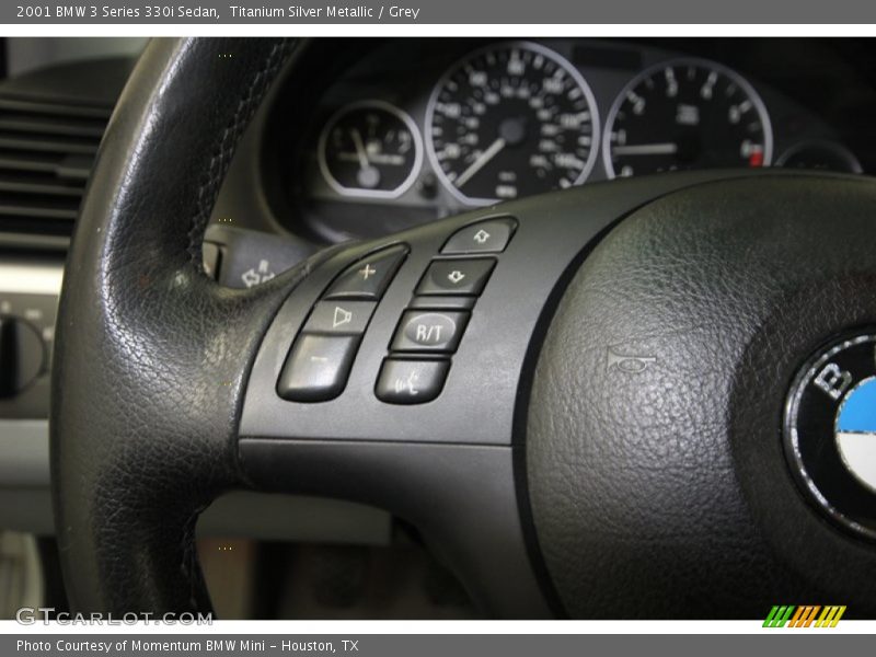 Titanium Silver Metallic / Grey 2001 BMW 3 Series 330i Sedan