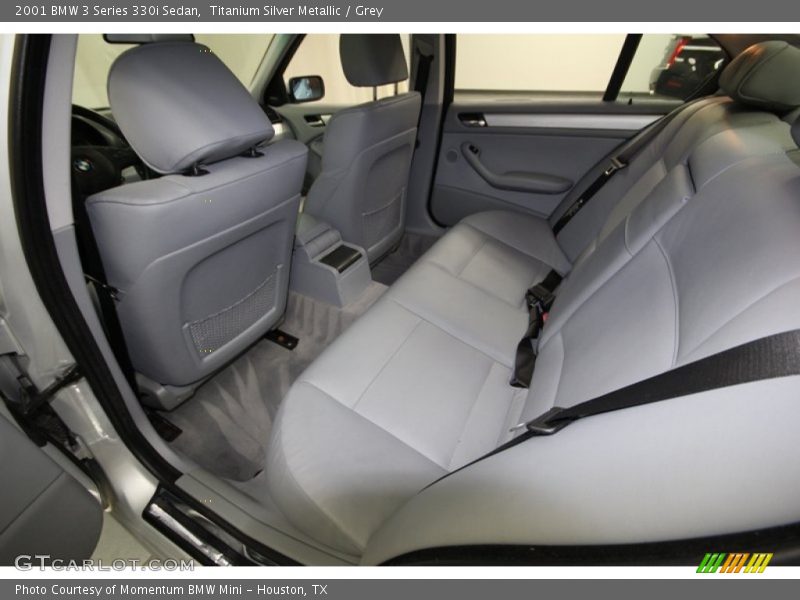Titanium Silver Metallic / Grey 2001 BMW 3 Series 330i Sedan
