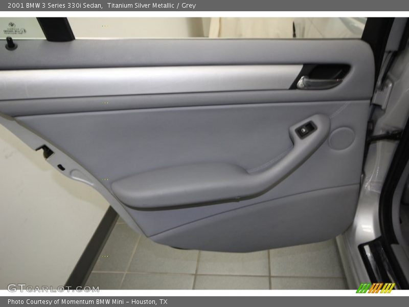Titanium Silver Metallic / Grey 2001 BMW 3 Series 330i Sedan