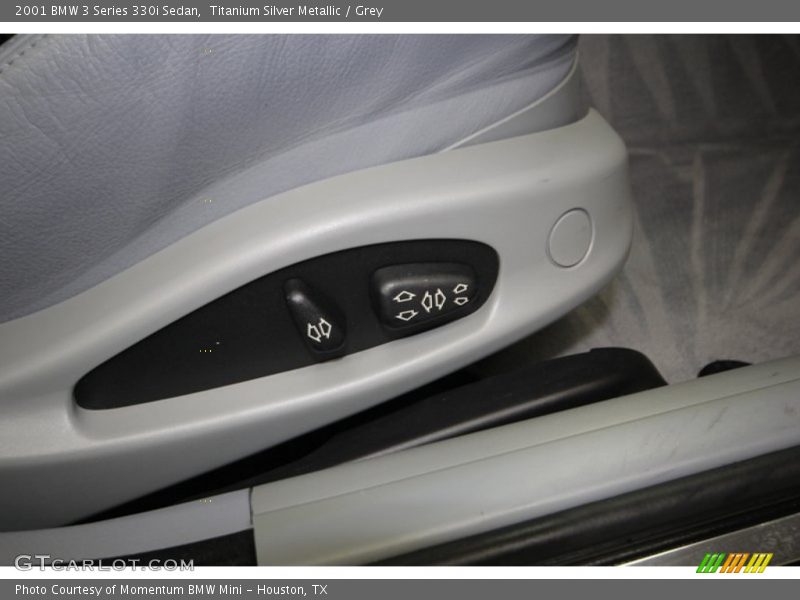Titanium Silver Metallic / Grey 2001 BMW 3 Series 330i Sedan