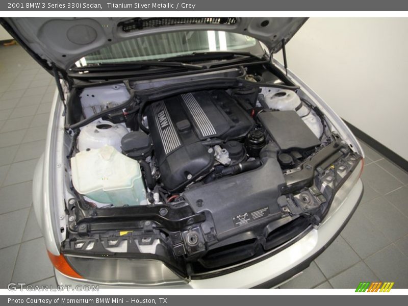 Titanium Silver Metallic / Grey 2001 BMW 3 Series 330i Sedan