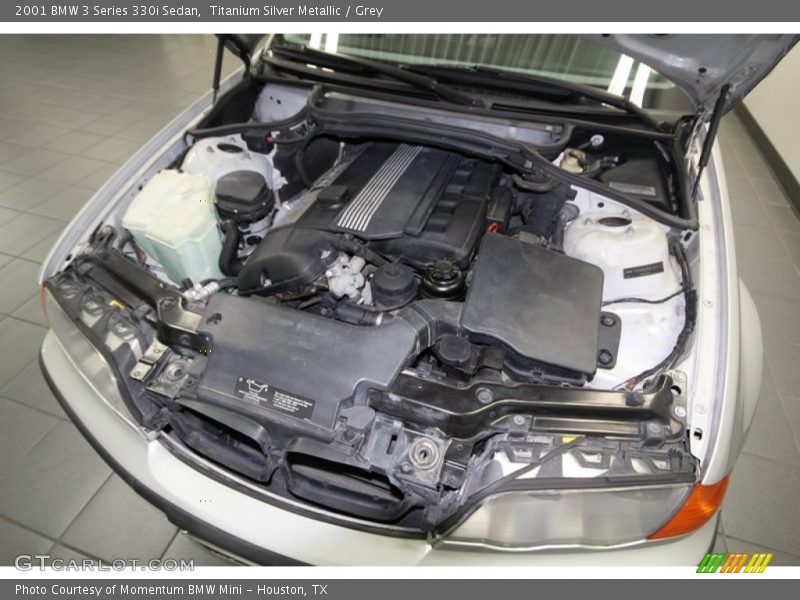 Titanium Silver Metallic / Grey 2001 BMW 3 Series 330i Sedan