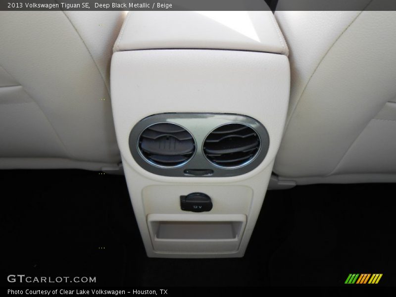 Deep Black Metallic / Beige 2013 Volkswagen Tiguan SE