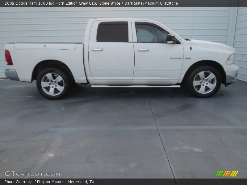 Stone White / Dark Slate/Medium Graystone 2009 Dodge Ram 1500 Big Horn Edition Crew Cab