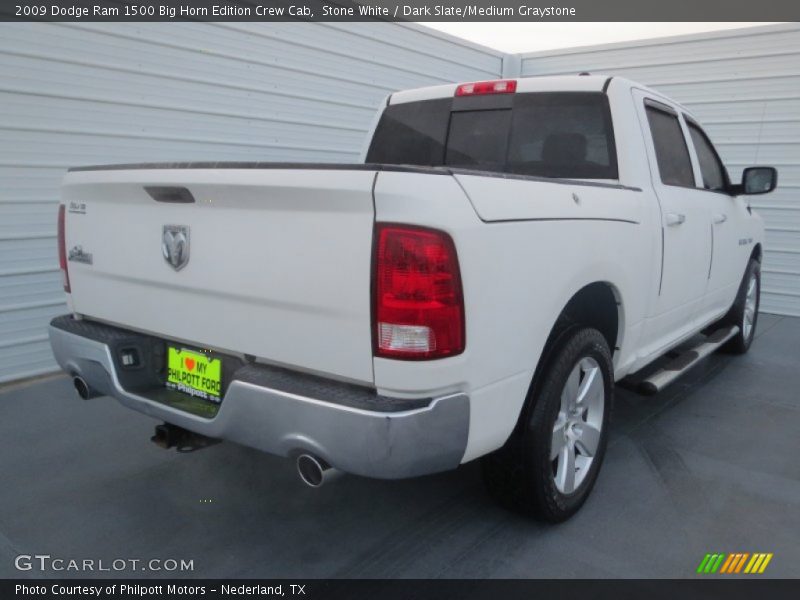 Stone White / Dark Slate/Medium Graystone 2009 Dodge Ram 1500 Big Horn Edition Crew Cab