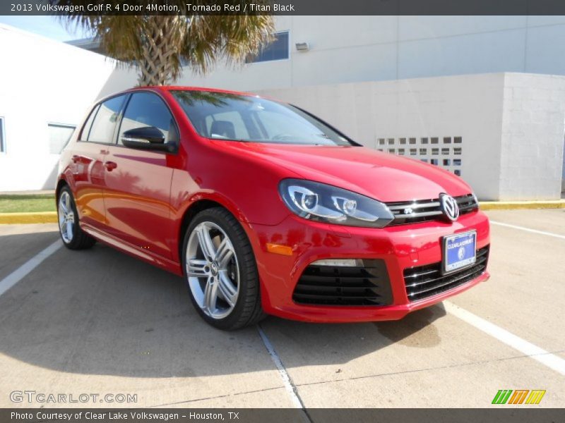 Tornado Red / Titan Black 2013 Volkswagen Golf R 4 Door 4Motion