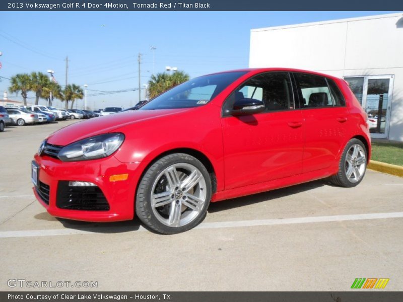 Tornado Red / Titan Black 2013 Volkswagen Golf R 4 Door 4Motion