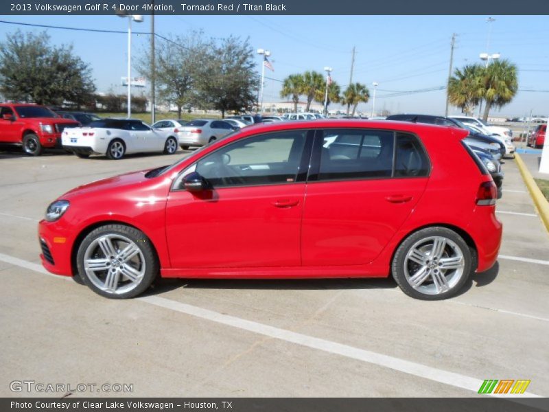 Tornado Red / Titan Black 2013 Volkswagen Golf R 4 Door 4Motion