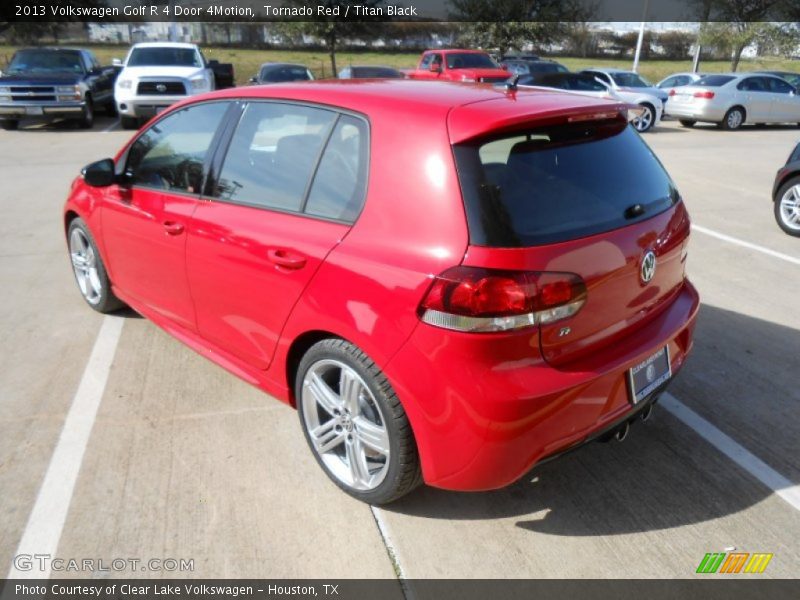 Tornado Red / Titan Black 2013 Volkswagen Golf R 4 Door 4Motion