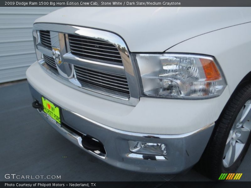 Stone White / Dark Slate/Medium Graystone 2009 Dodge Ram 1500 Big Horn Edition Crew Cab