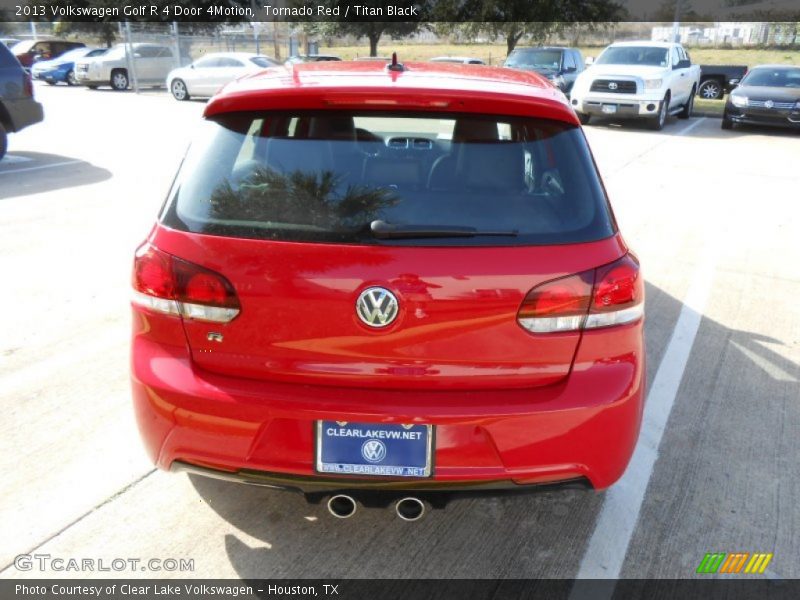 Tornado Red / Titan Black 2013 Volkswagen Golf R 4 Door 4Motion