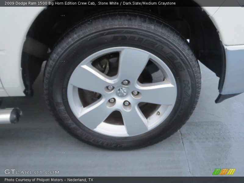 Stone White / Dark Slate/Medium Graystone 2009 Dodge Ram 1500 Big Horn Edition Crew Cab