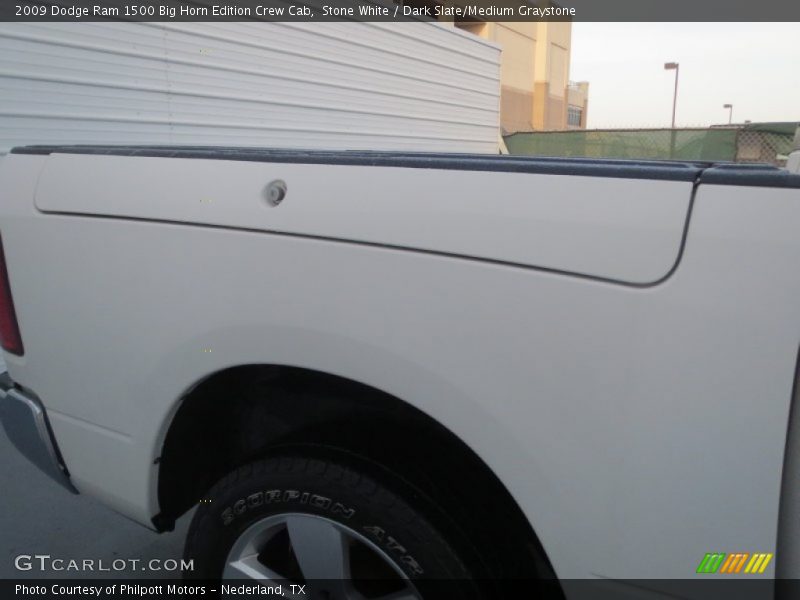 Stone White / Dark Slate/Medium Graystone 2009 Dodge Ram 1500 Big Horn Edition Crew Cab