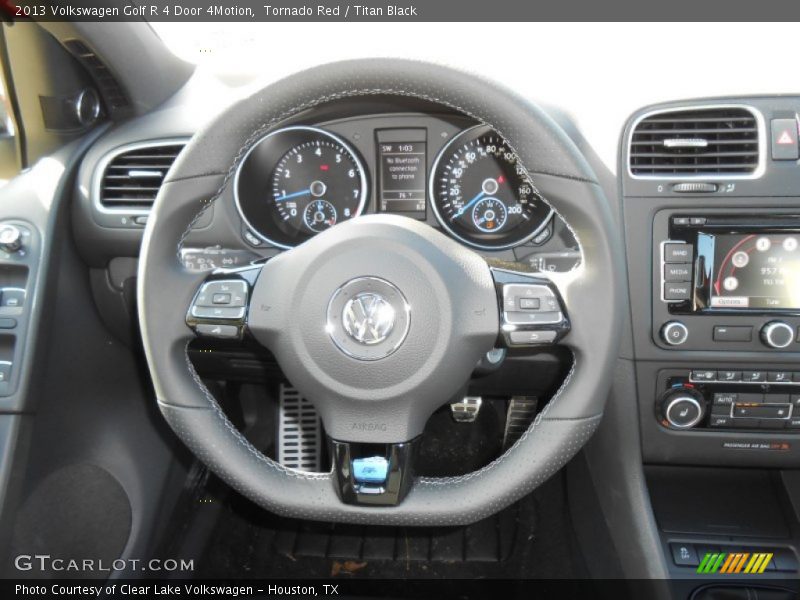 Tornado Red / Titan Black 2013 Volkswagen Golf R 4 Door 4Motion