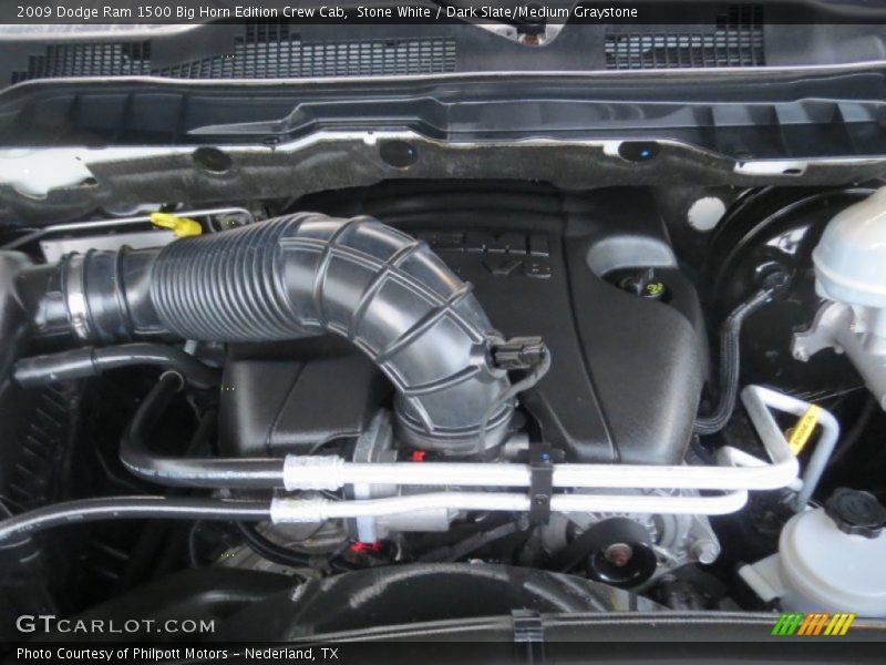 Stone White / Dark Slate/Medium Graystone 2009 Dodge Ram 1500 Big Horn Edition Crew Cab