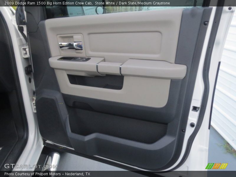 Stone White / Dark Slate/Medium Graystone 2009 Dodge Ram 1500 Big Horn Edition Crew Cab