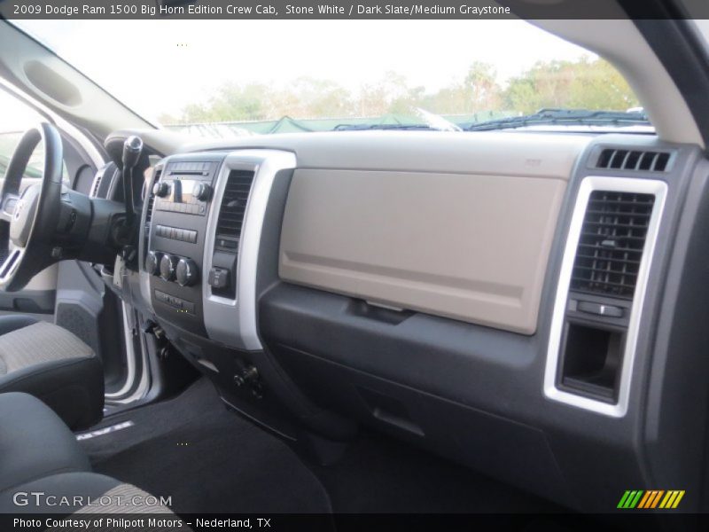 Stone White / Dark Slate/Medium Graystone 2009 Dodge Ram 1500 Big Horn Edition Crew Cab