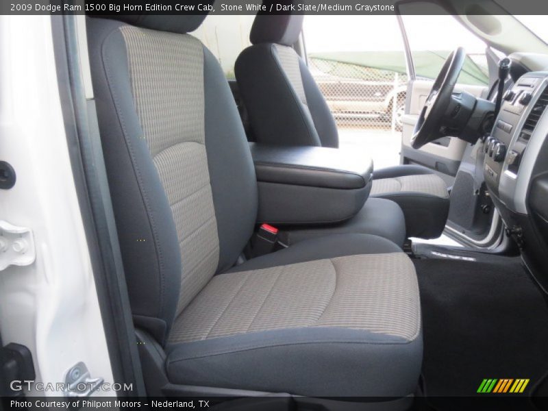Stone White / Dark Slate/Medium Graystone 2009 Dodge Ram 1500 Big Horn Edition Crew Cab