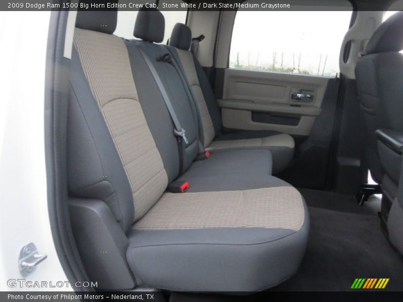Stone White / Dark Slate/Medium Graystone 2009 Dodge Ram 1500 Big Horn Edition Crew Cab