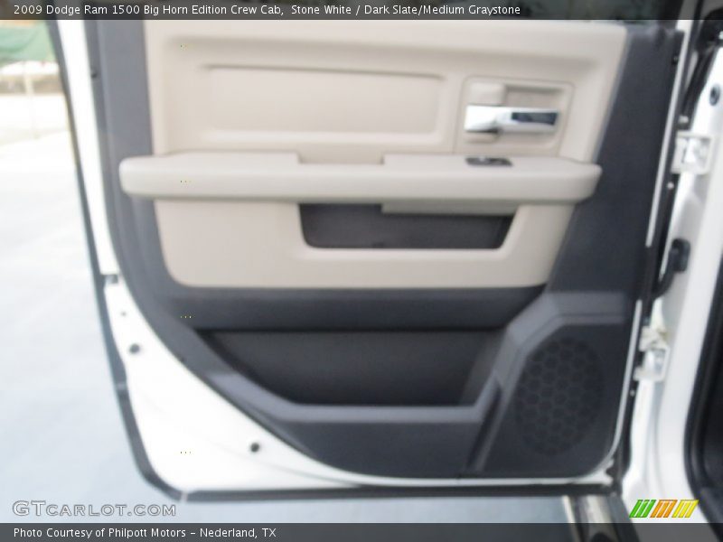 Stone White / Dark Slate/Medium Graystone 2009 Dodge Ram 1500 Big Horn Edition Crew Cab