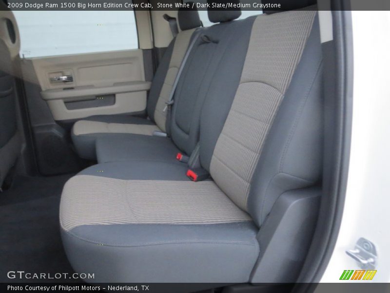 Stone White / Dark Slate/Medium Graystone 2009 Dodge Ram 1500 Big Horn Edition Crew Cab