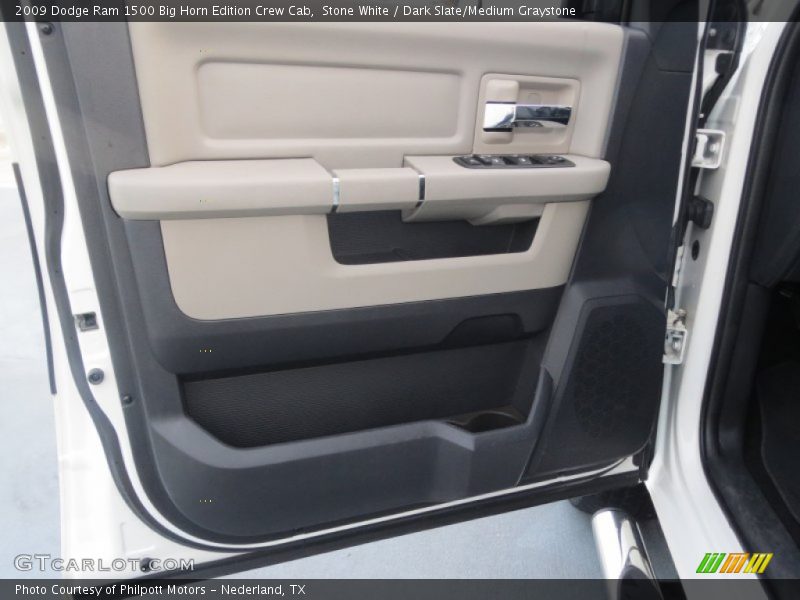 Stone White / Dark Slate/Medium Graystone 2009 Dodge Ram 1500 Big Horn Edition Crew Cab