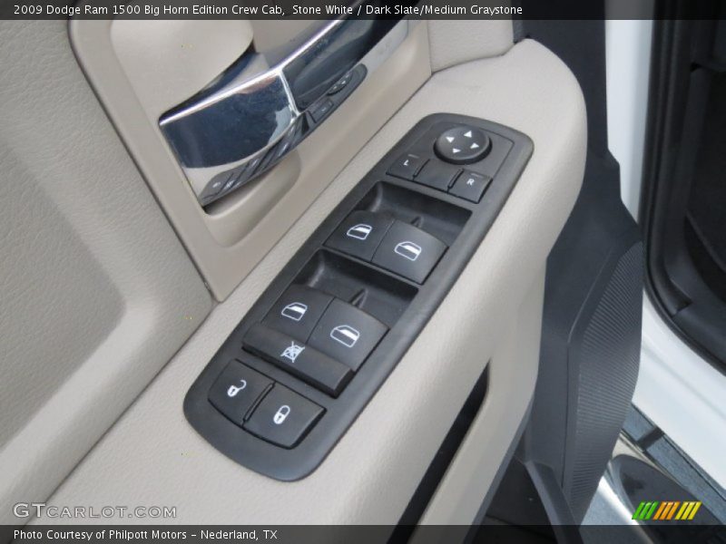 Stone White / Dark Slate/Medium Graystone 2009 Dodge Ram 1500 Big Horn Edition Crew Cab