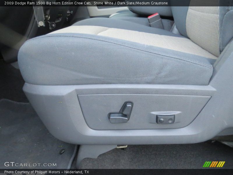 Stone White / Dark Slate/Medium Graystone 2009 Dodge Ram 1500 Big Horn Edition Crew Cab
