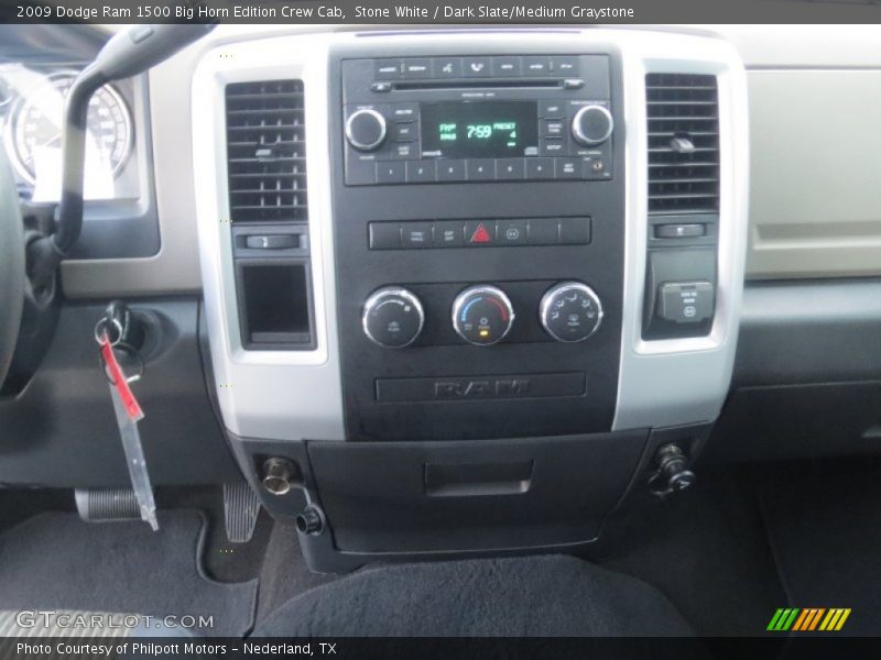 Stone White / Dark Slate/Medium Graystone 2009 Dodge Ram 1500 Big Horn Edition Crew Cab