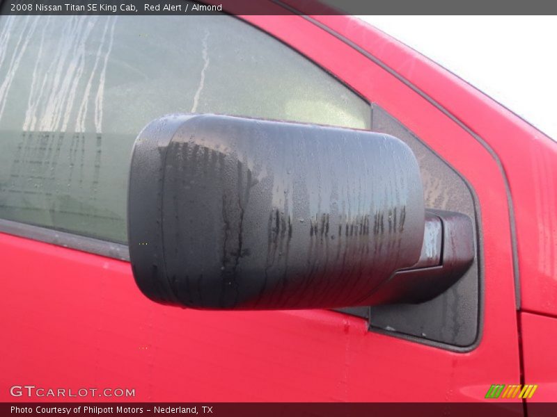 Red Alert / Almond 2008 Nissan Titan SE King Cab