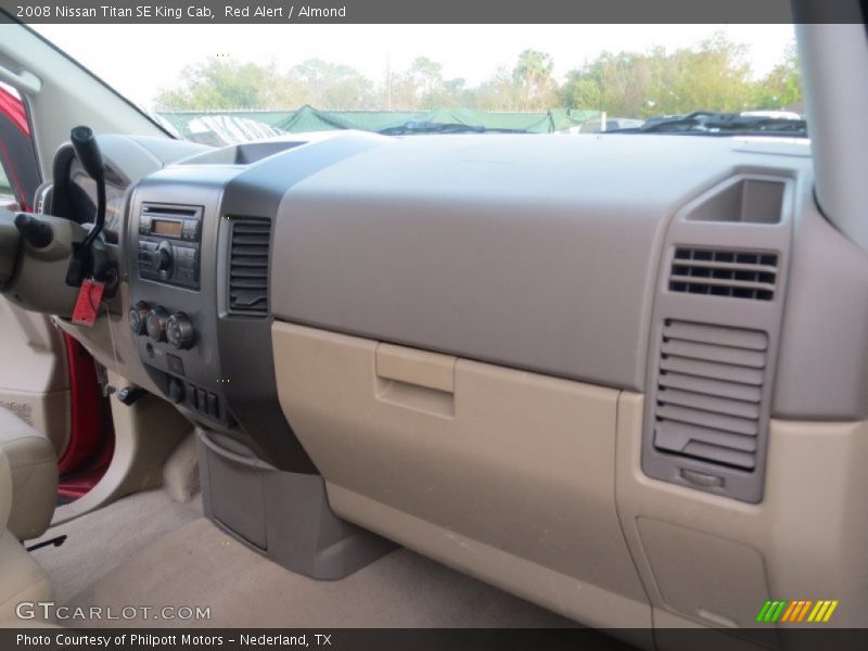 Red Alert / Almond 2008 Nissan Titan SE King Cab