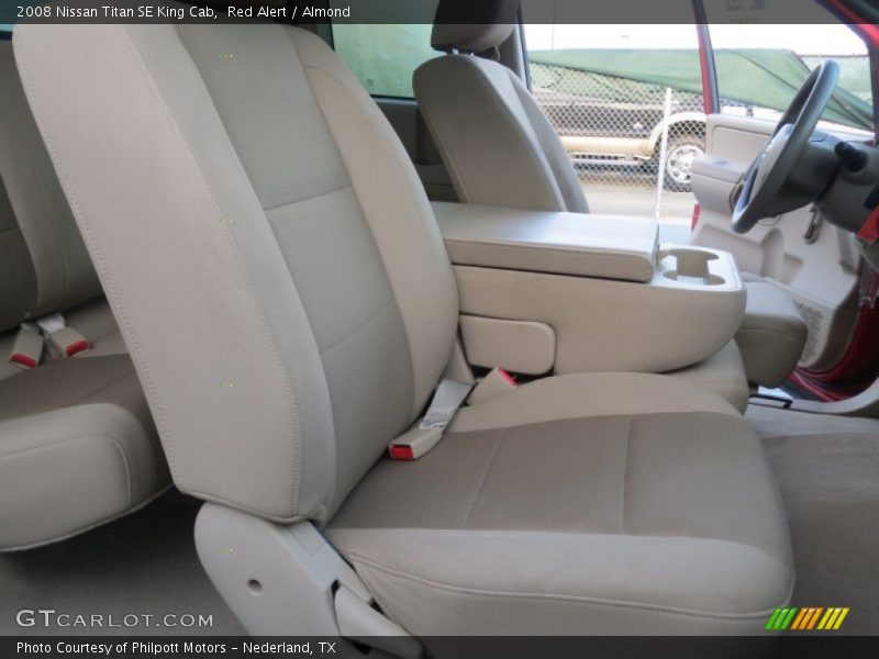 Red Alert / Almond 2008 Nissan Titan SE King Cab
