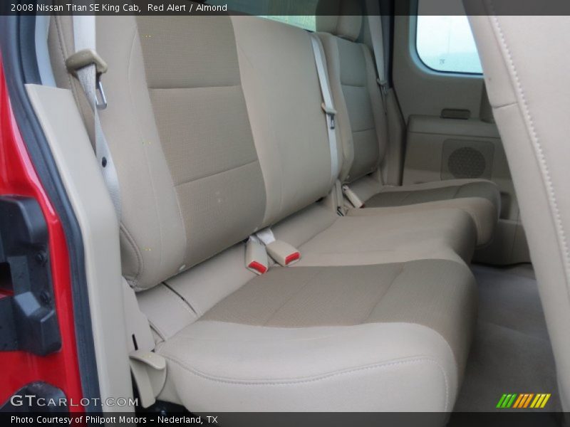 Red Alert / Almond 2008 Nissan Titan SE King Cab