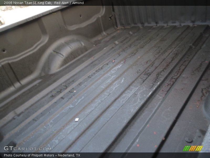 Red Alert / Almond 2008 Nissan Titan SE King Cab